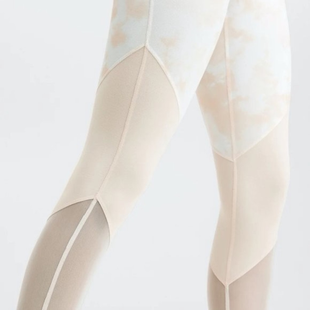 Fabletics Peach and White Leggings